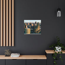 Cargar imagen en el visor de la galería, Arte en lienzo de edificios de Buffalo NY