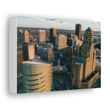 Cargar imagen en el visor de la galería, Arte en lienzo de edificios de Buffalo NY