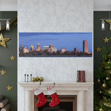 Load image into Gallery viewer, Buffalo NY Night Skyline Canvas Wrap Wall Art