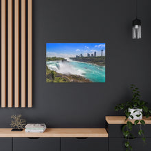 将图片加载到图库查看器,尼亚加拉大瀑布美国侧帆布包裹墙艺术