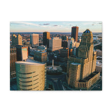 Cargar imagen en el visor de la galería, Arte en lienzo de edificios de Buffalo NY