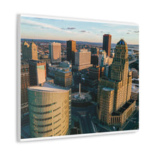 Cargar imagen en el visor de la galería, Arte en lienzo de edificios de Buffalo NY