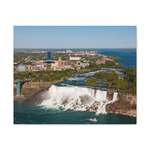 将图片加载到图库查看器,尼亚加拉瀑布看加拿大帆布墙艺术