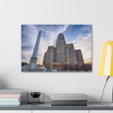 Cargar imagen en el visor de la galería, Arte de pared envuelto en lienzo del Ayuntamiento de Buffalo
