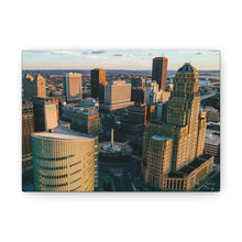 Cargar imagen en el visor de la galería, Arte en lienzo de edificios de Buffalo NY