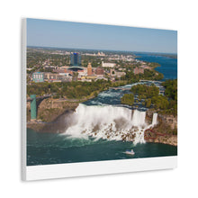 将图片加载到图库查看器,尼亚加拉瀑布看加拿大帆布墙艺术