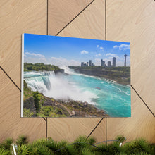 将图片加载到图库查看器,尼亚加拉大瀑布美国侧帆布包裹墙艺术