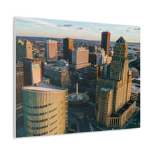 Cargar imagen en el visor de la galería, Arte en lienzo de edificios de Buffalo NY