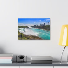 将图片加载到图库查看器,尼亚加拉大瀑布美国侧帆布包裹墙艺术