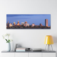 Load image into Gallery viewer, Buffalo NY Night Skyline Canvas Wrap Wall Art