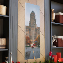 将图片加载到图库查看器,布法罗市政厅和街头帆布包裹墙艺术