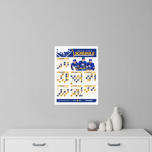 Load image into Gallery viewer, Buffalo Sabres Schedule Wall Decal
