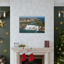 将图片加载到图库查看器,尼亚加拉瀑布看加拿大帆布墙艺术