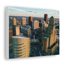 Cargar imagen en el visor de la galería, Arte en lienzo de edificios de Buffalo NY