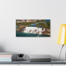 将图片加载到图库查看器,尼亚加拉瀑布看加拿大帆布墙艺术