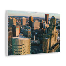 Cargar imagen en el visor de la galería, Arte en lienzo de edificios de Buffalo NY