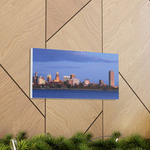 Load image into Gallery viewer, Buffalo NY Night Skyline Canvas Wrap Wall Art
