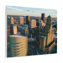 Cargar imagen en el visor de la galería, Arte en lienzo de edificios de Buffalo NY