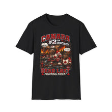 Load image into Gallery viewer, Canada #2 in Hockey T-Shirt — 'Dead Last, Fighting Fires' Canadian Hockey Tee
