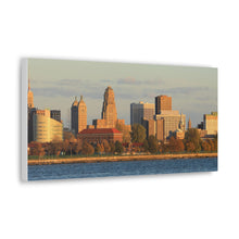 Cargar imagen en el visor de la galería, Arte de pared con diseño de horizonte de Buffalo NY