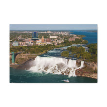 将图片加载到图库查看器,尼亚加拉瀑布看加拿大帆布墙艺术