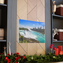 将图片加载到图库查看器,尼亚加拉大瀑布美国侧帆布包裹墙艺术