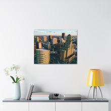 Cargar imagen en el visor de la galería, Arte en lienzo de edificios de Buffalo NY