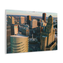 Cargar imagen en el visor de la galería, Arte en lienzo de edificios de Buffalo NY