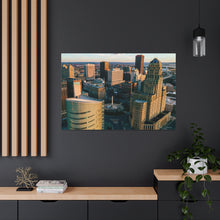Cargar imagen en el visor de la galería, Arte en lienzo de edificios de Buffalo NY