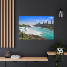 将图片加载到图库查看器,尼亚加拉大瀑布美国侧帆布包裹墙艺术