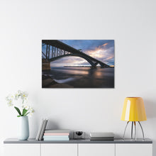 Cargar imagen en el visor de la galería, Arte de pared con diseño de puente de la paz Buffalo NY