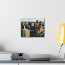 Cargar imagen en el visor de la galería, Arte en lienzo de edificios de Buffalo NY