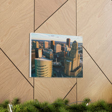 Cargar imagen en el visor de la galería, Arte en lienzo de edificios de Buffalo NY