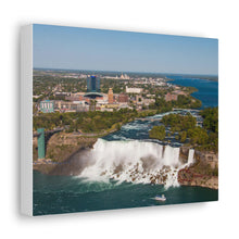 将图片加载到图库查看器,尼亚加拉瀑布看加拿大帆布墙艺术