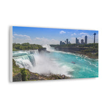 将图片加载到图库查看器,尼亚加拉大瀑布美国侧帆布包裹墙艺术