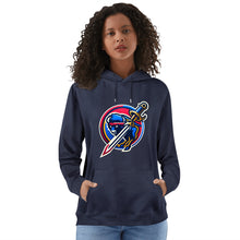 Load image into Gallery viewer, Bills Sabres Combo Adult Cotton Hoodie