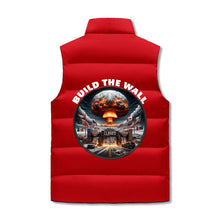 Cargar imagen en el visor de la galería, Chaqueta acolchada con borde de EE. UU. de Build The Wall