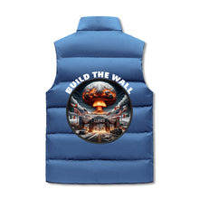 Load image into Gallery viewer, Build The Wall USA Border Puffer Vest Jacket
