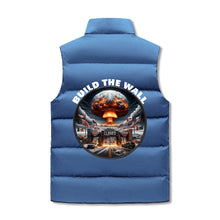 Cargar imagen en el visor de la galería, Chaqueta acolchada con borde de EE. UU. de Build The Wall