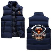 Cargar imagen en el visor de la galería, Chaqueta acolchada con borde de EE. UU. de Build The Wall