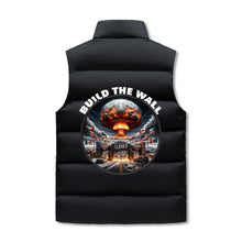 Cargar imagen en el visor de la galería, Chaqueta acolchada con borde de EE. UU. de Build The Wall