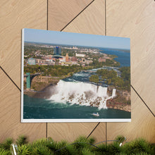 将图片加载到图库查看器,尼亚加拉瀑布看加拿大帆布墙艺术