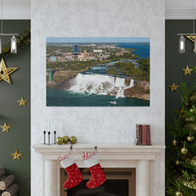 将图片加载到图库查看器,尼亚加拉瀑布看加拿大帆布墙艺术