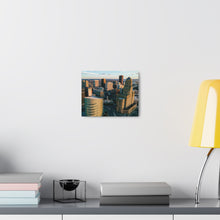 Cargar imagen en el visor de la galería, Arte en lienzo de edificios de Buffalo NY