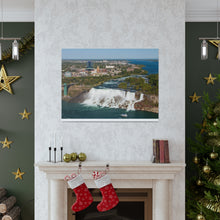 将图片加载到图库查看器,尼亚加拉瀑布看加拿大帆布墙艺术