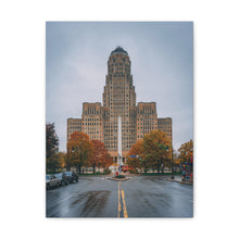 将图片加载到图库查看器,布法罗市政厅和街头帆布包裹墙艺术