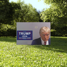 Load image into Gallery viewer, Trump 2024 Mugshot Yard Sign