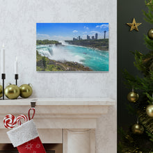 将图片加载到图库查看器,尼亚加拉大瀑布美国侧帆布包裹墙艺术