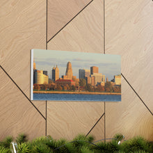 Cargar imagen en el visor de la galería, Arte de pared con diseño de horizonte de Buffalo NY