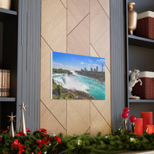 将图片加载到图库查看器,尼亚加拉大瀑布美国侧帆布包裹墙艺术